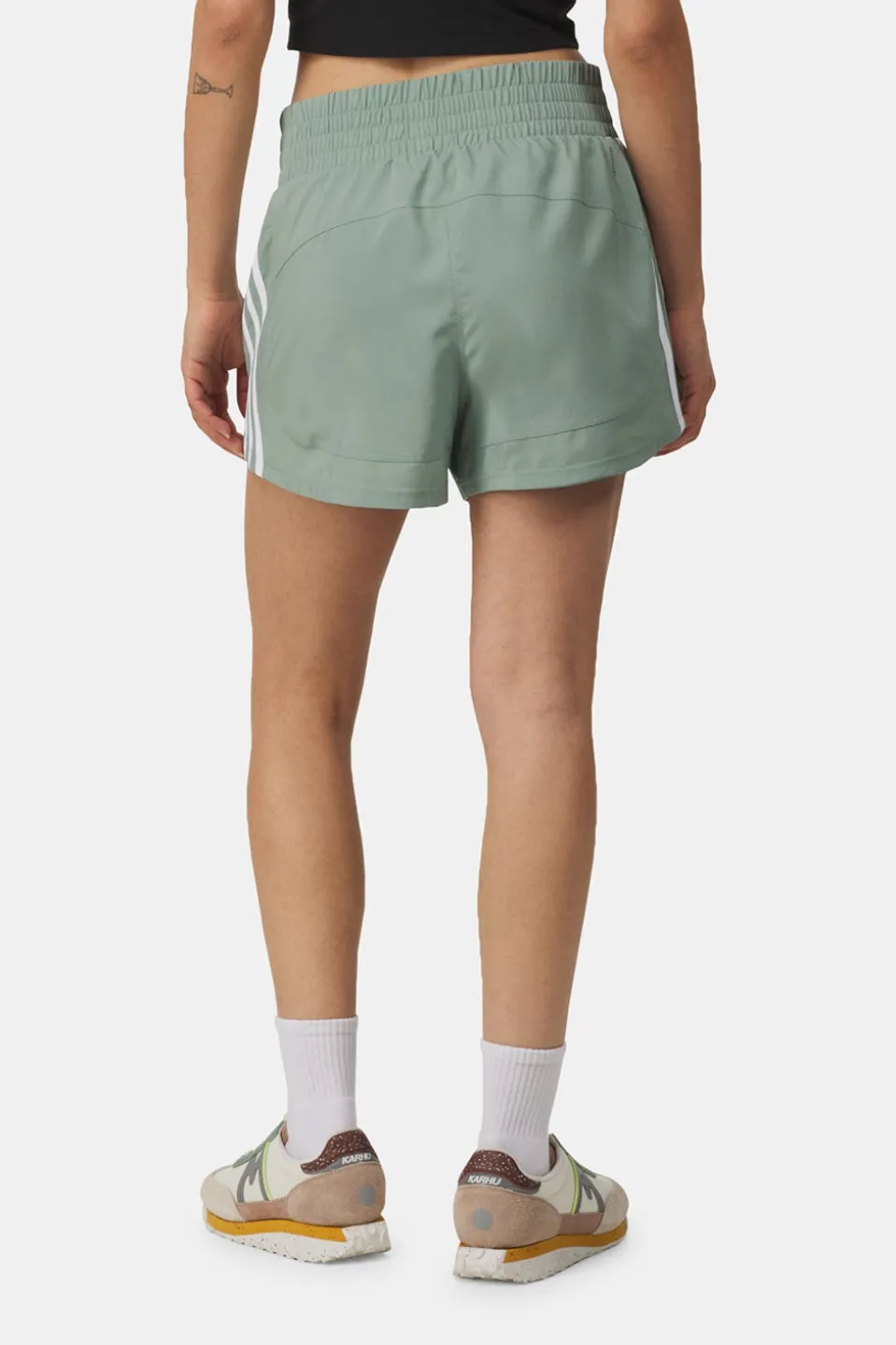 adidas Pacer Training 3-Stripes Geweven High-Rise Short Dames