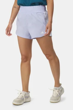 adidas Pacer Training 3-Stripes Geweven High-Rise Short Dames