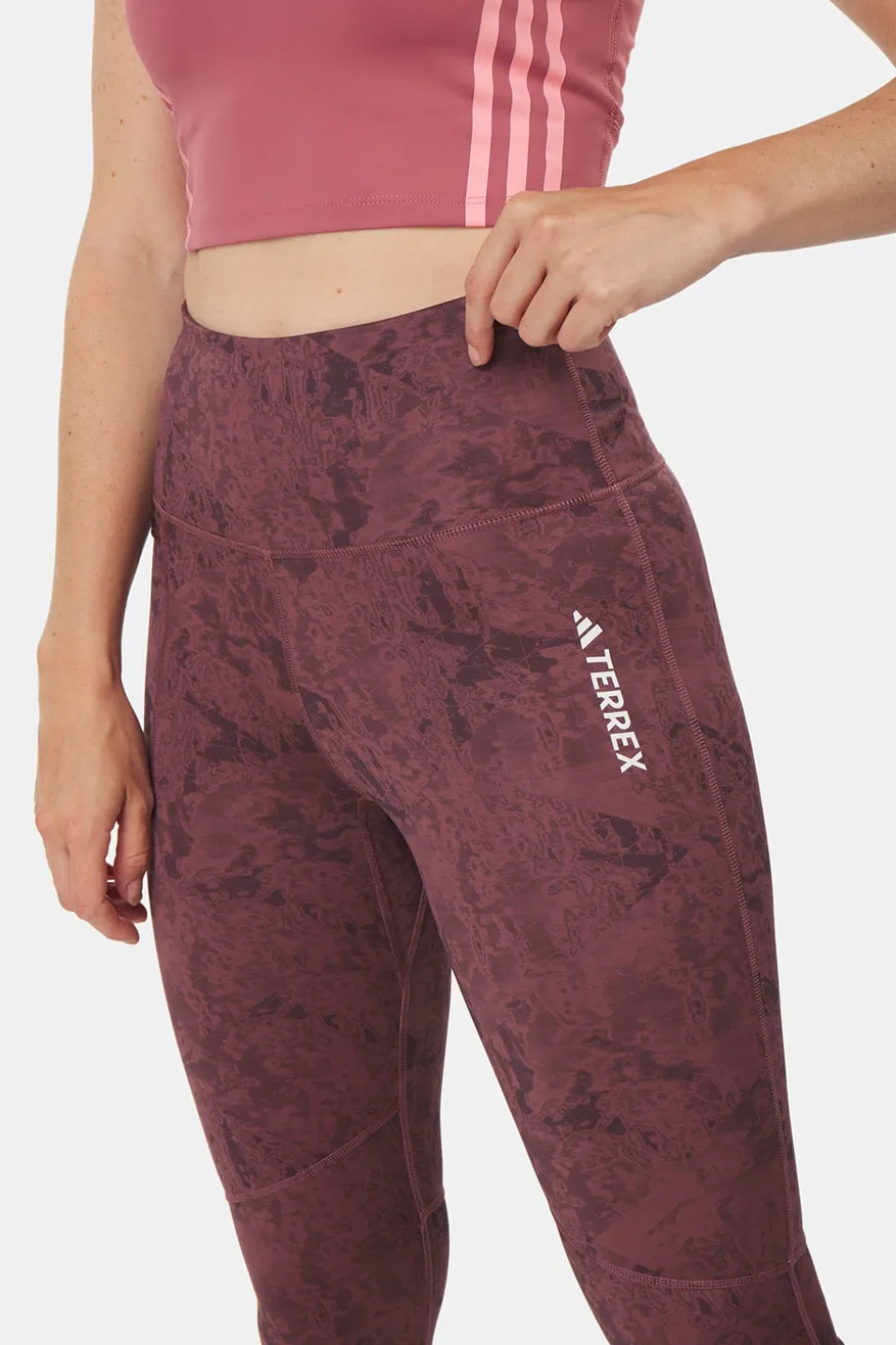 adidas Terrex Multi Allover Print Legging Dames