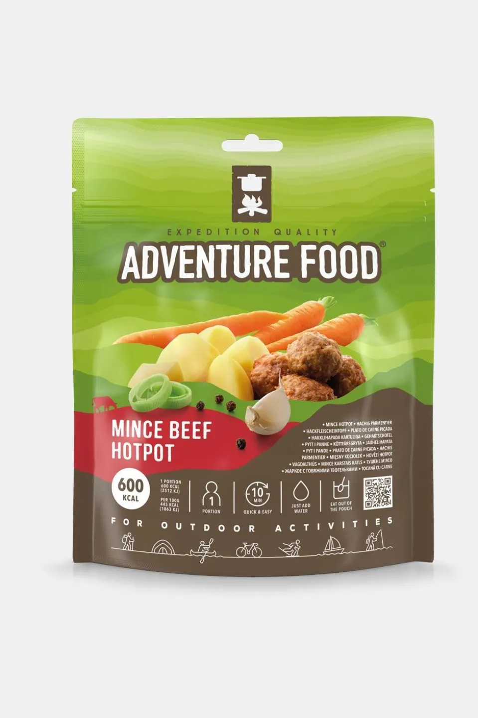 Adventure Food Mince Beef Hotpot Maaltijd