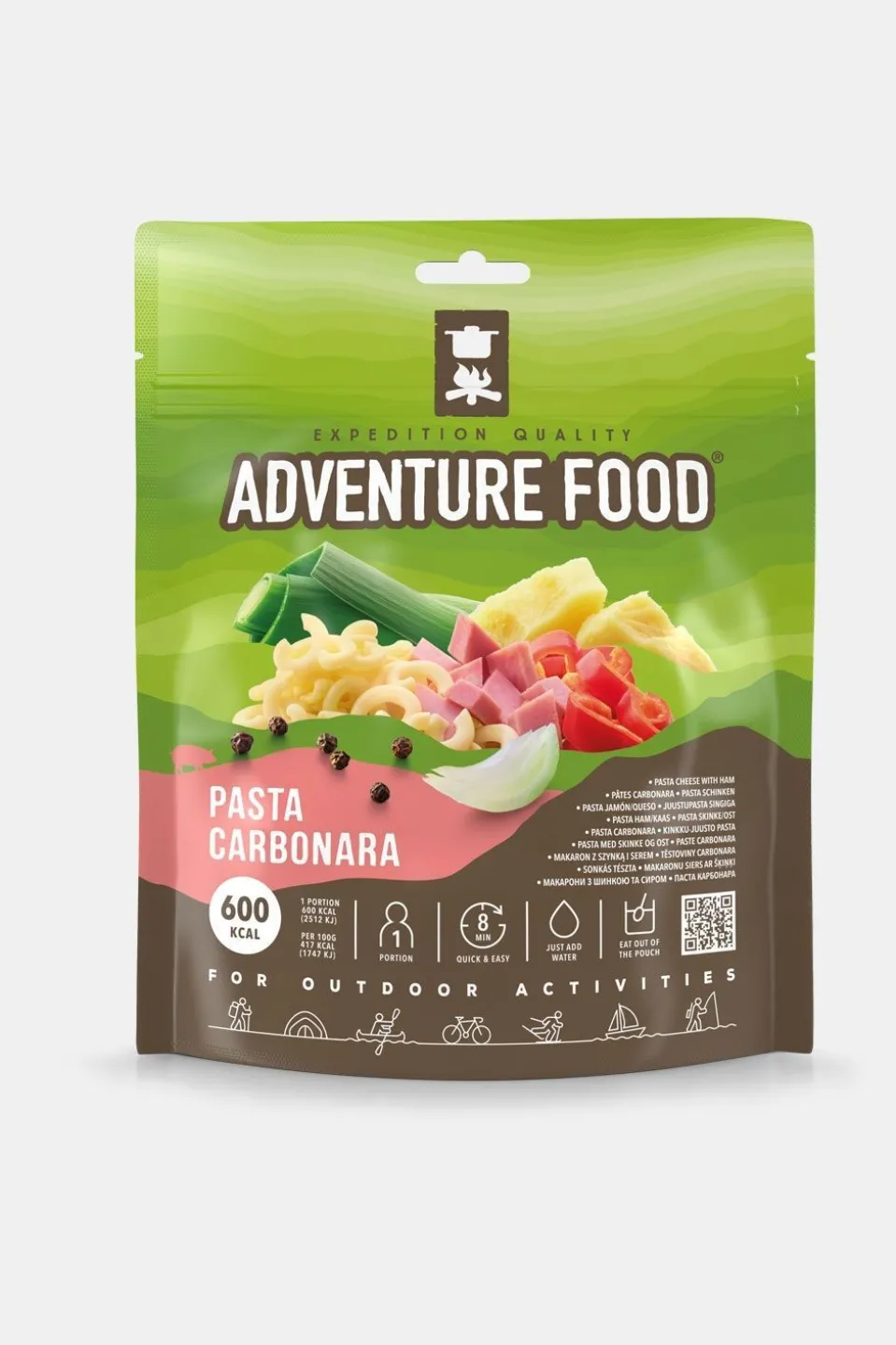 Adventure Food Pasta Carbonara Maaltijd