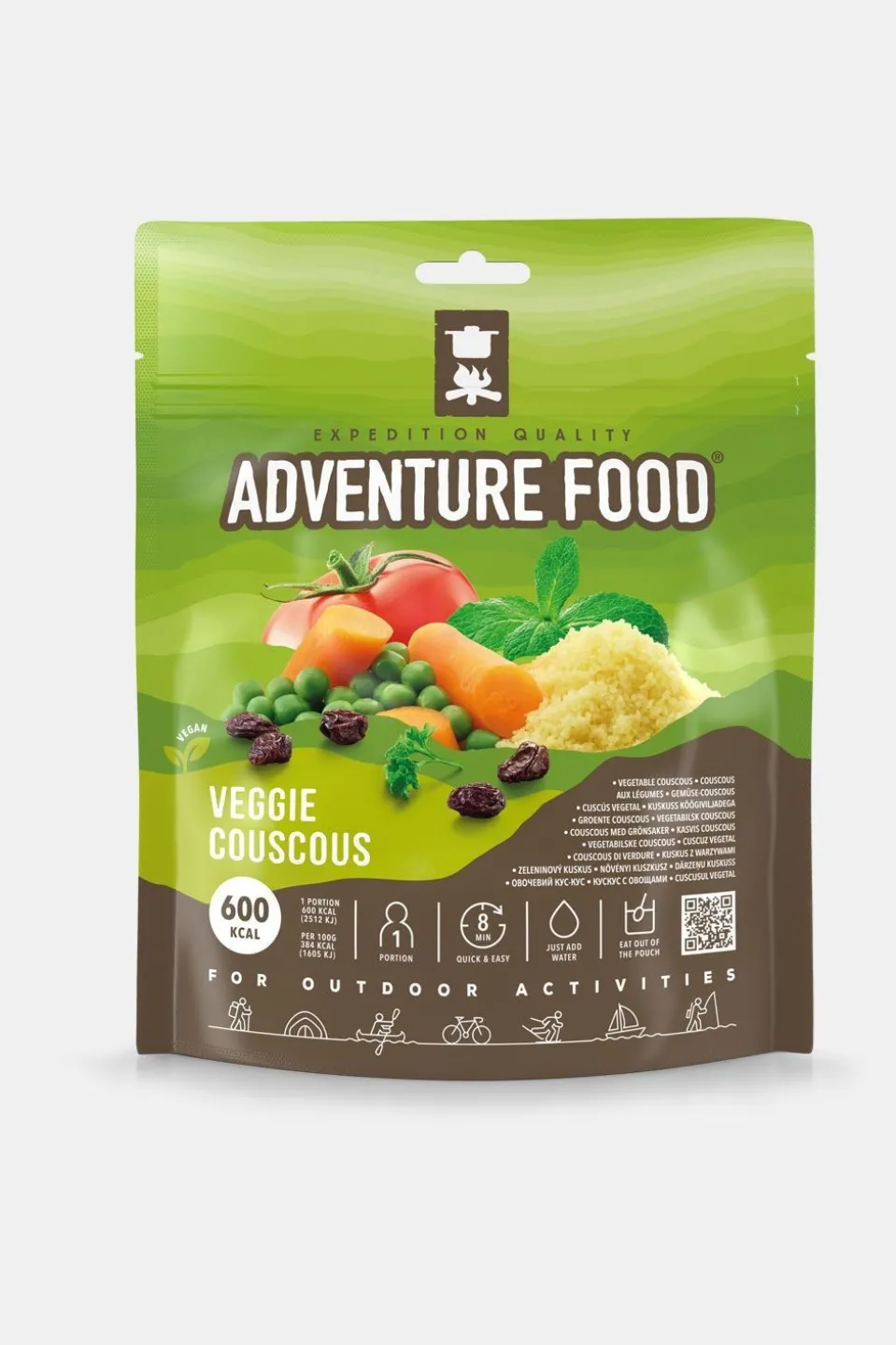 Adventure Food Veggie Couscous Maaltijd