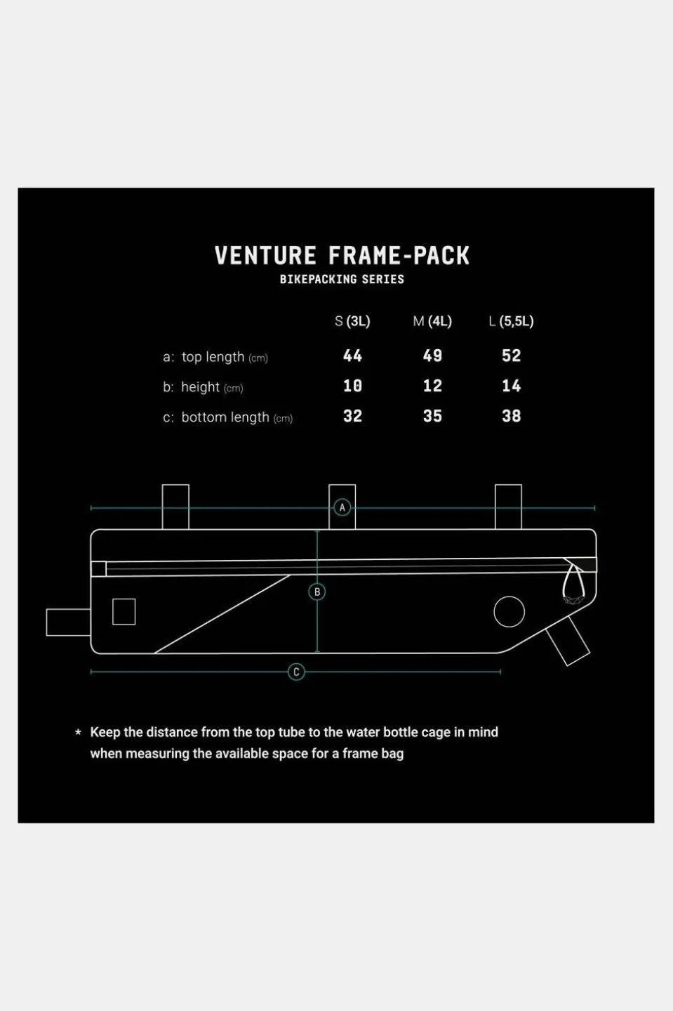 AGU Tube Frame Bag Venture Large