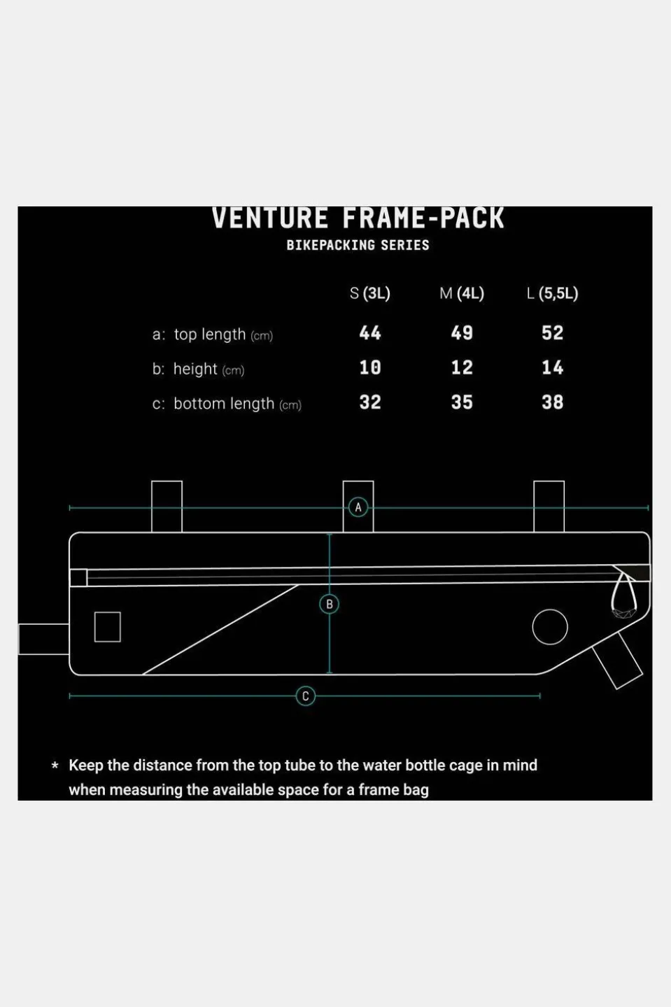AGU Tube Frame Bag Venture Large
