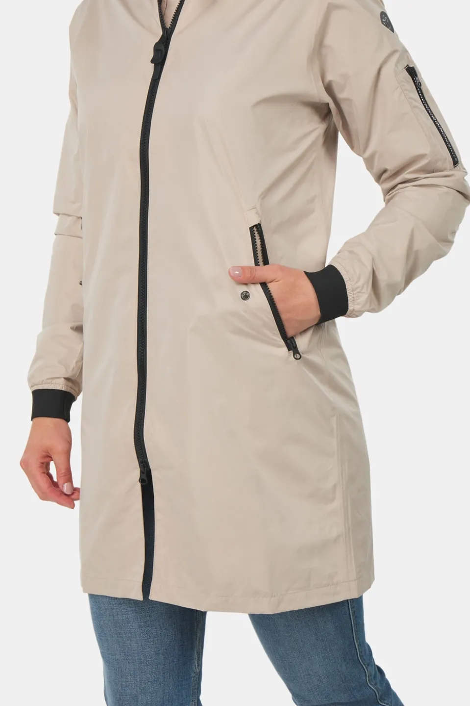 AGU Urban Outdoor Long Bomber Jacket Dames