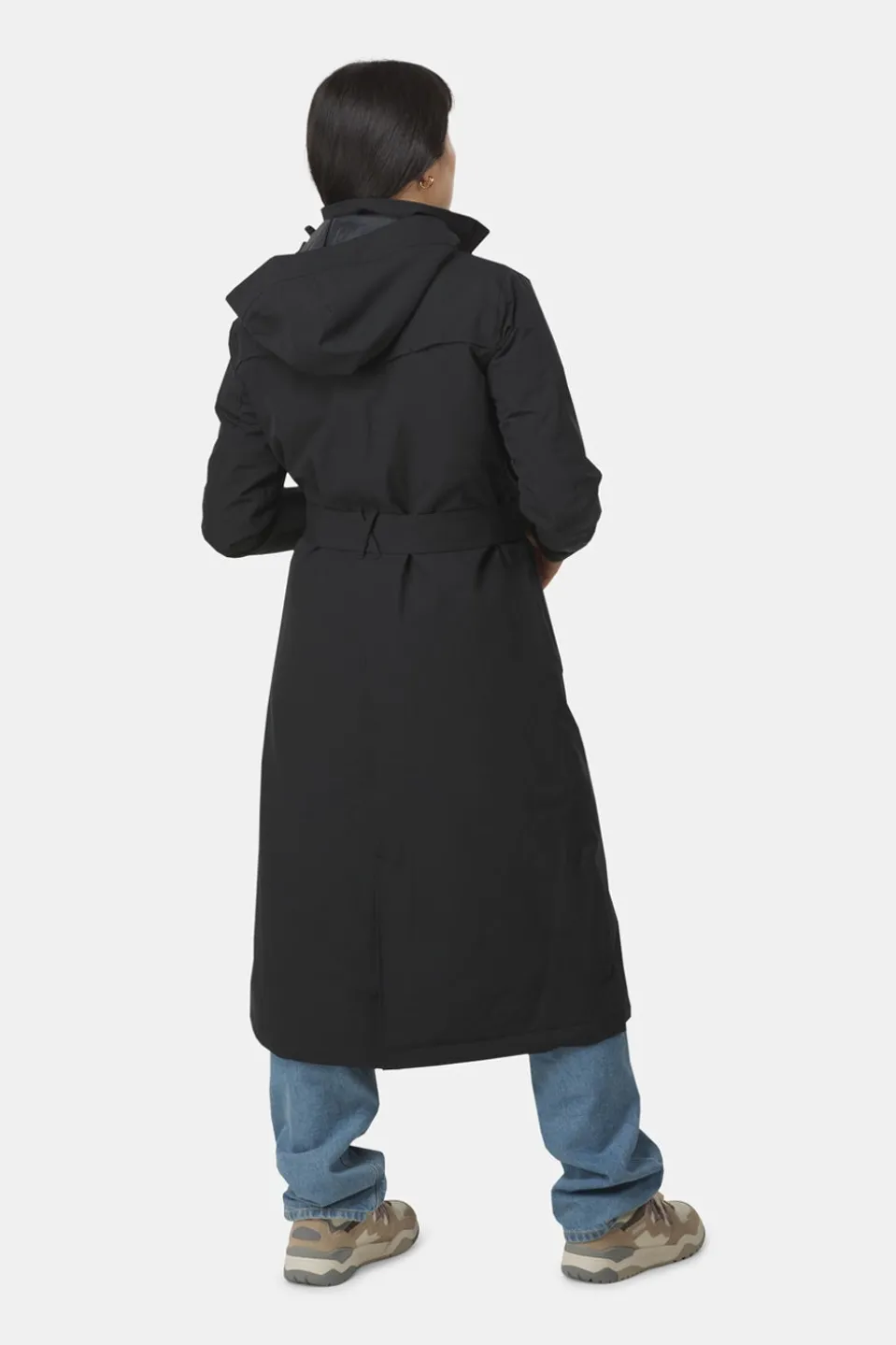 AGU Winter Trench Coat Long Rain Urban Outdoor Jas Dames