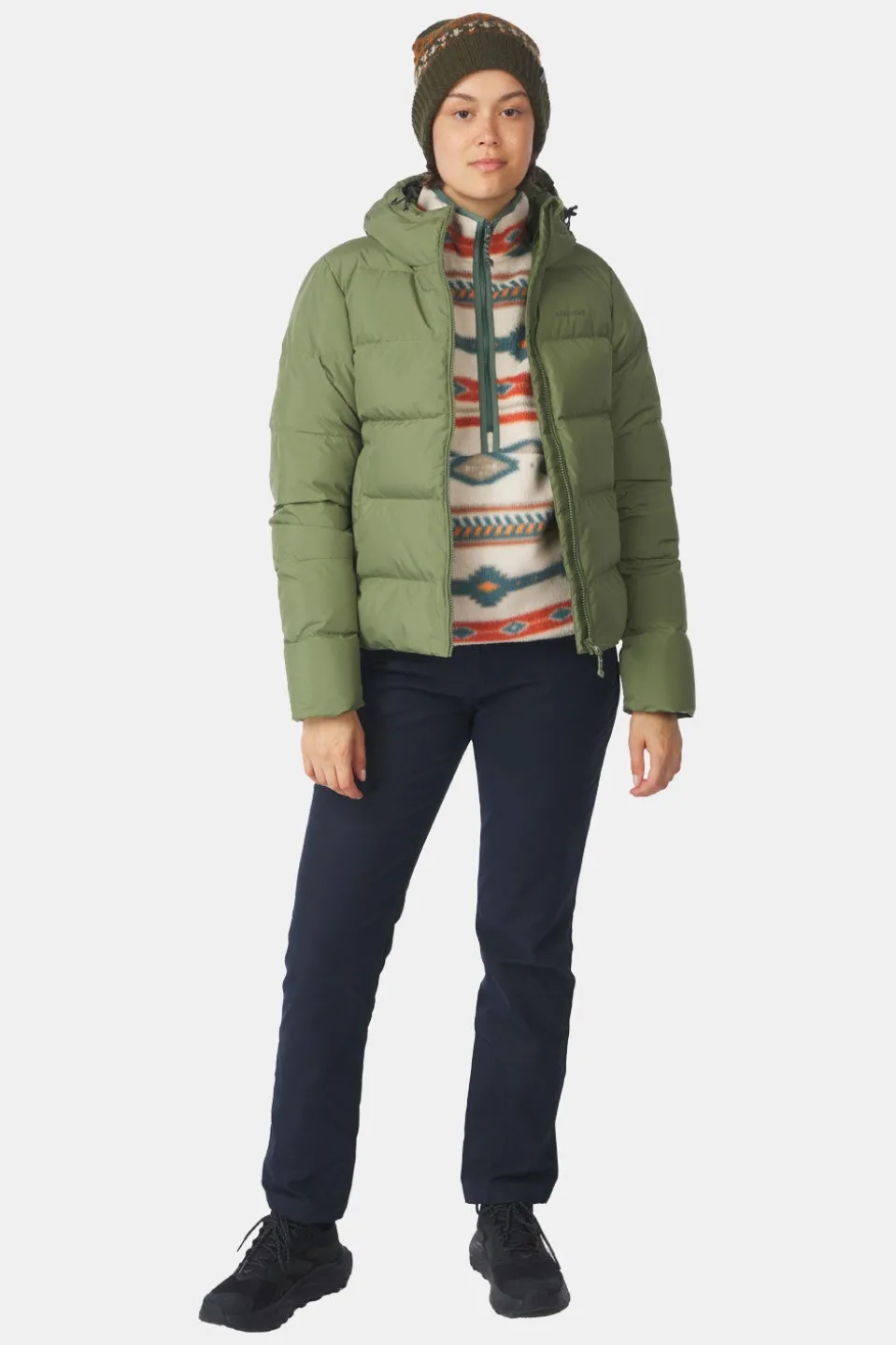 Ayacucho Aarhus Recycled Cropped Hoody Donsjas Dames