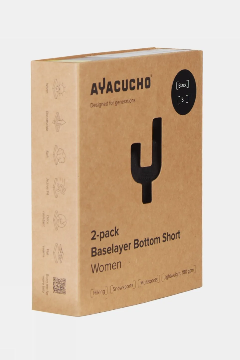 Ayacucho Baselayer Bottom Short 2-Pack