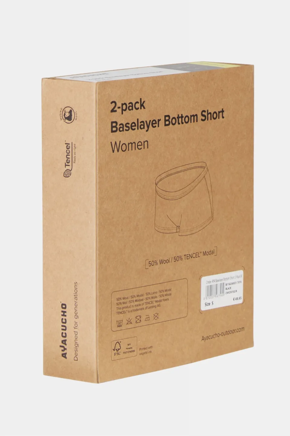 Ayacucho Baselayer Bottom Short 2-Pack