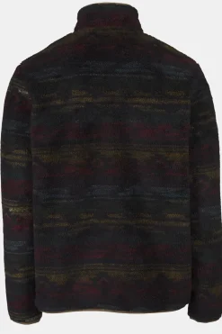 Ayacucho Chalten Printed Snap Button Fleecevest