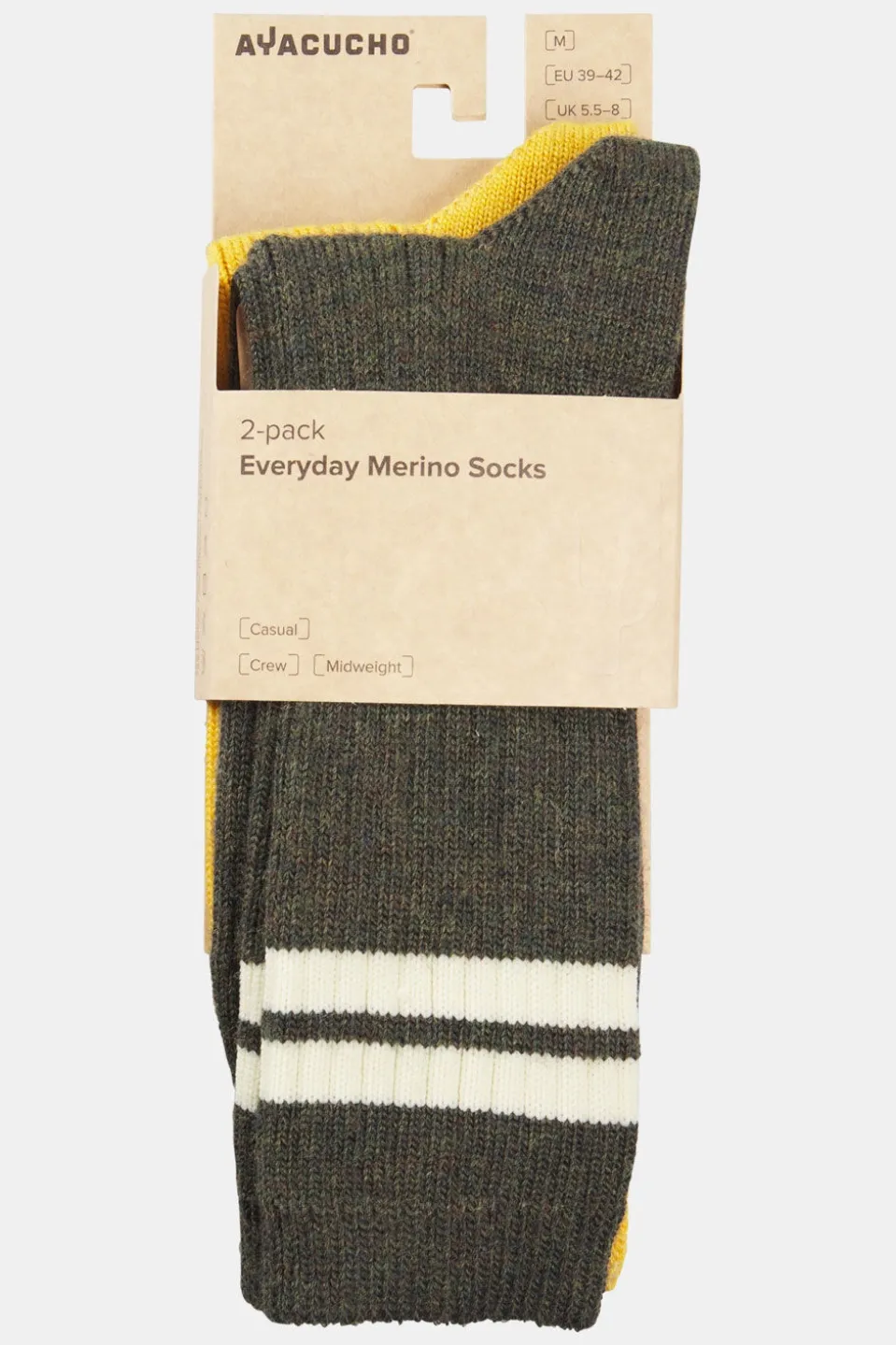 Ayacucho Everyday Merino Sok 2-Pack