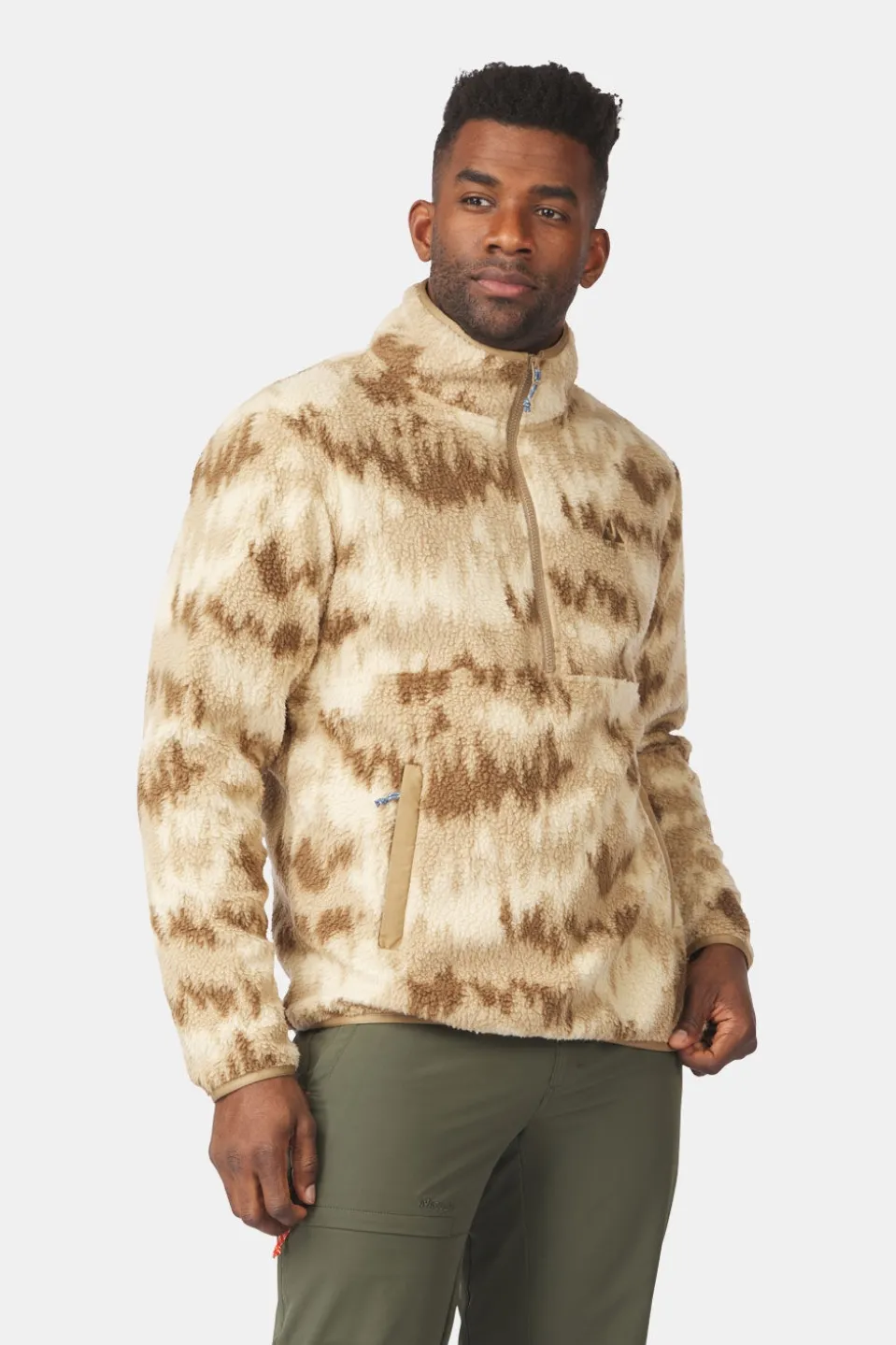 Ayacucho Flynn Printed 1/2 Zip Fleecetrui