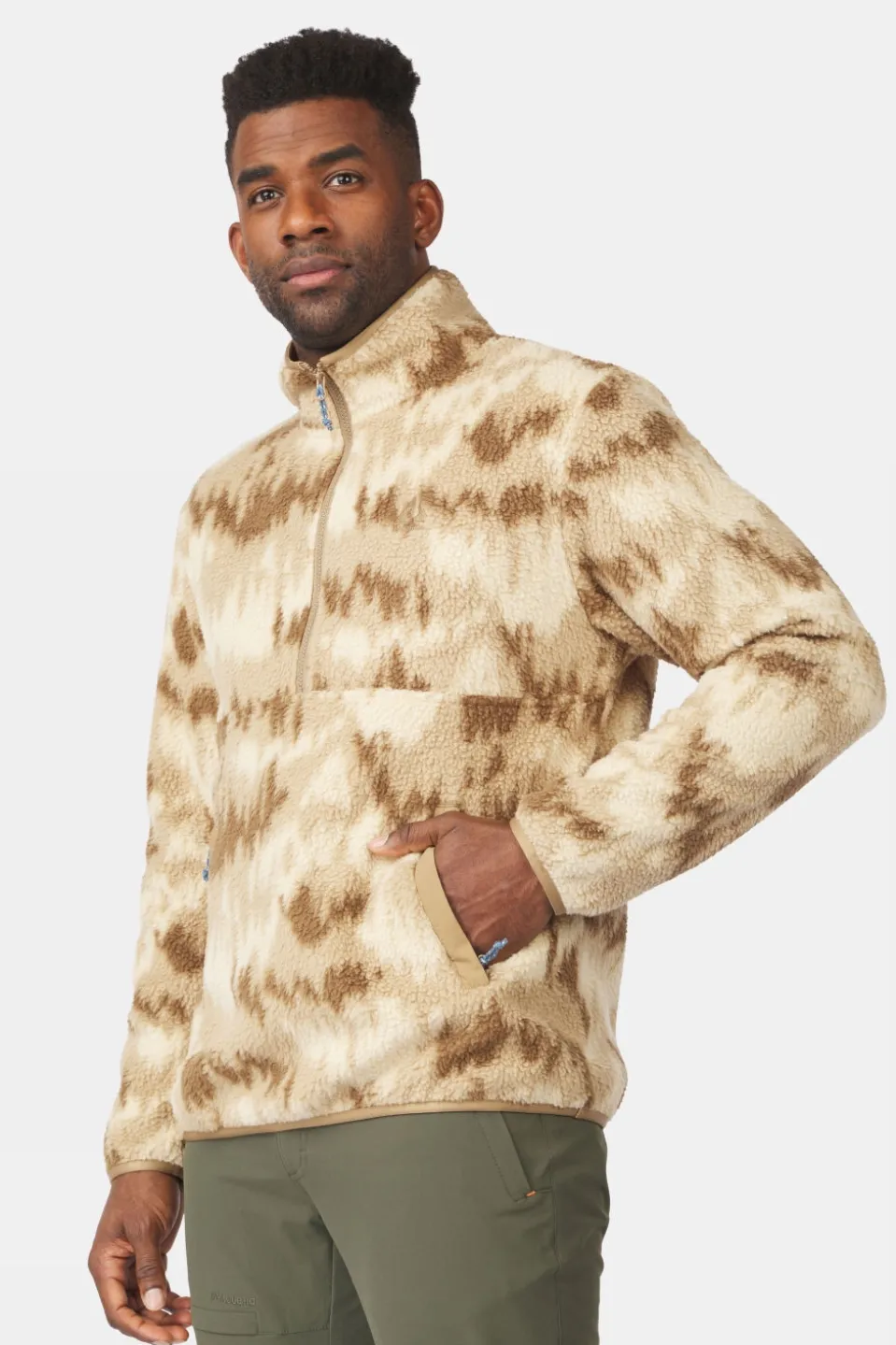 Ayacucho Flynn Printed 1/2 Zip Fleecetrui