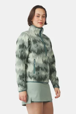 Ayacucho Flynn Printed 1/2 Zip Fleecetrui Dames