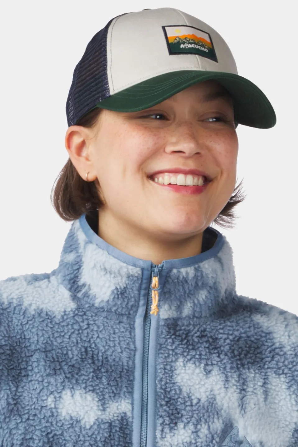 Ayacucho Flynn Printed 1/2 Zip Fleecetrui Dames