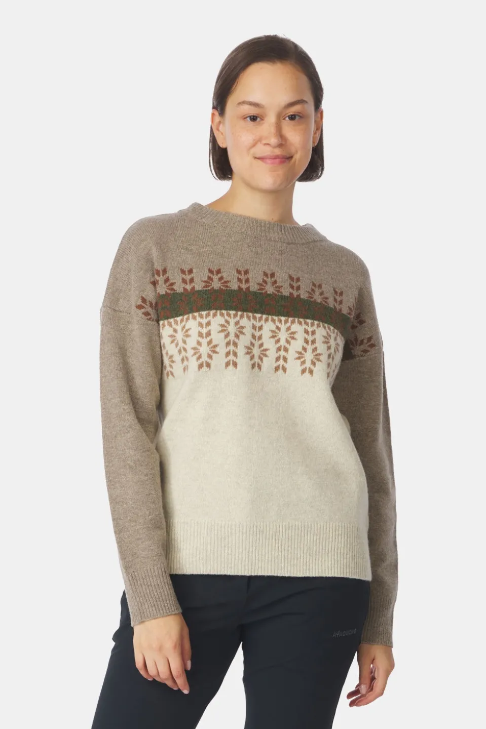Ayacucho Lugano Jaquard Wool Trui Dames