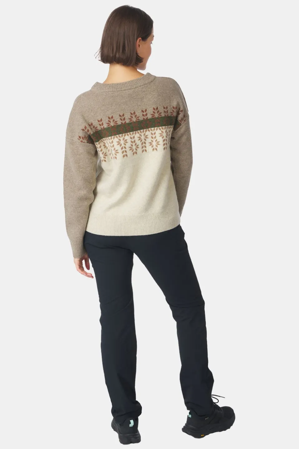 Ayacucho Lugano Jaquard Wool Trui Dames