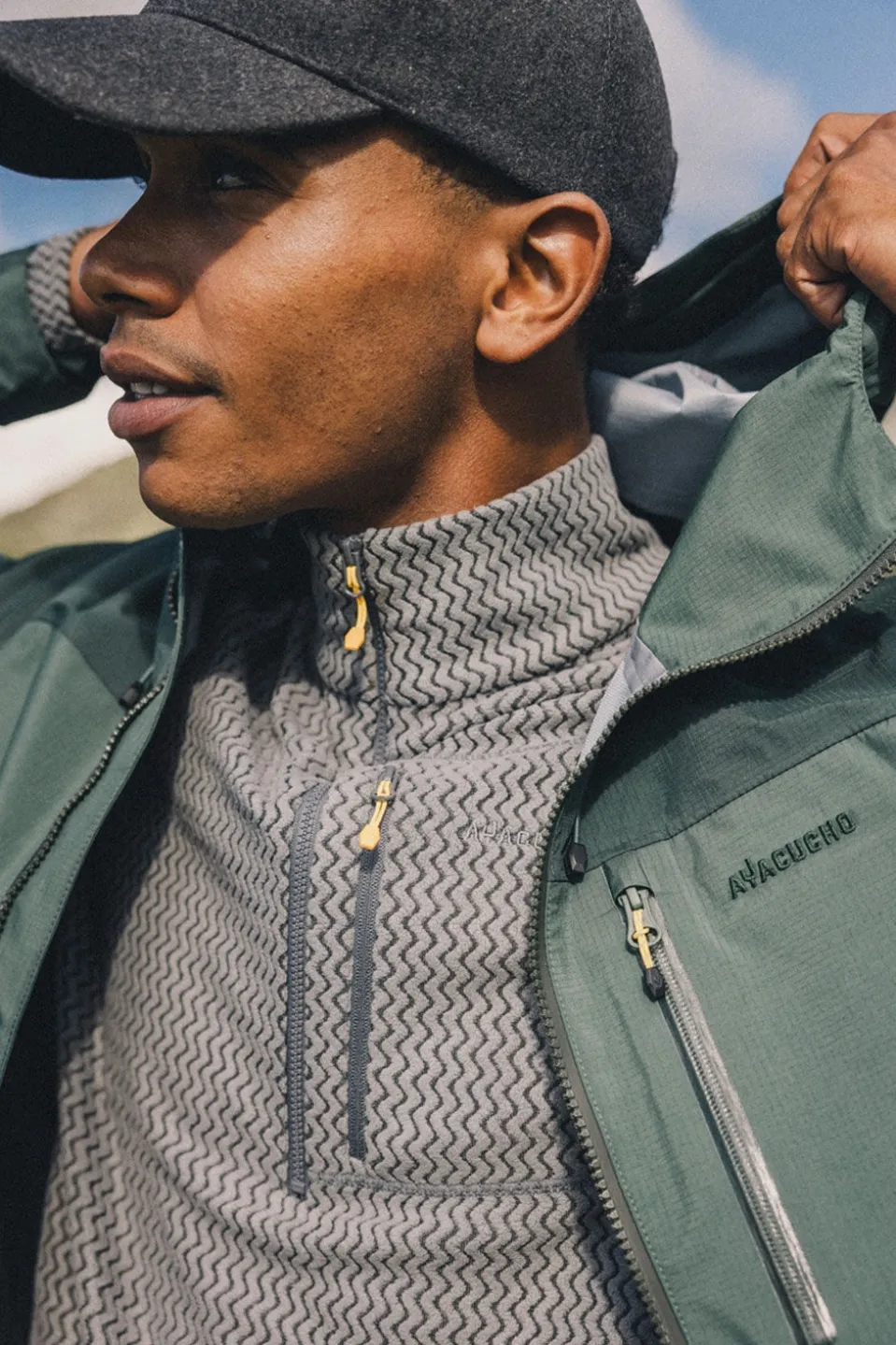 Ayacucho Mountain Packaway 1/2 Zip Fleecetrui