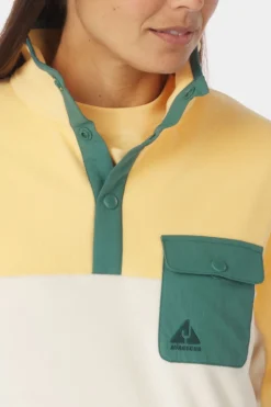 Ayacucho Peniche Micro Fleece Snap Pullover Dames