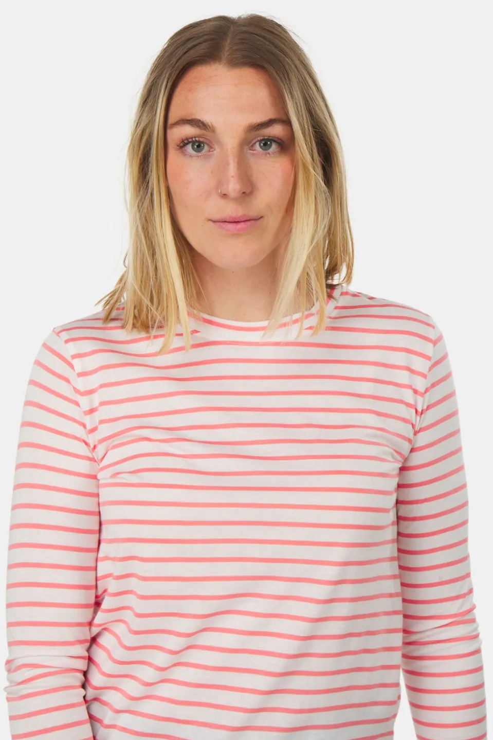 Ayacucho Womens Long Sleeve Striped T-Shirt
