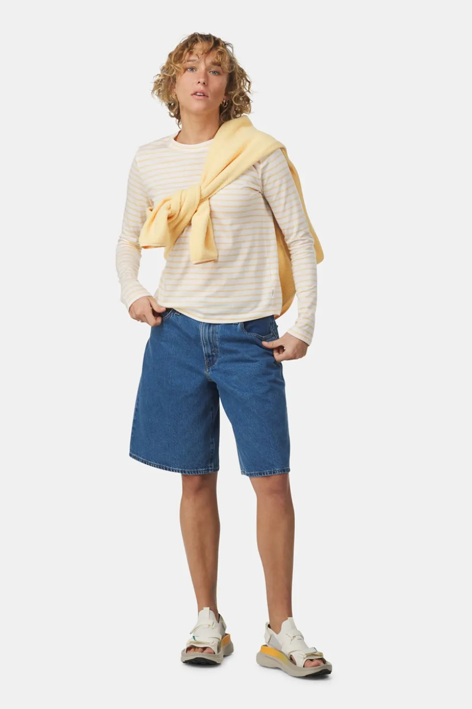 Ayacucho Womens Long Sleeve Striped T-Shirt