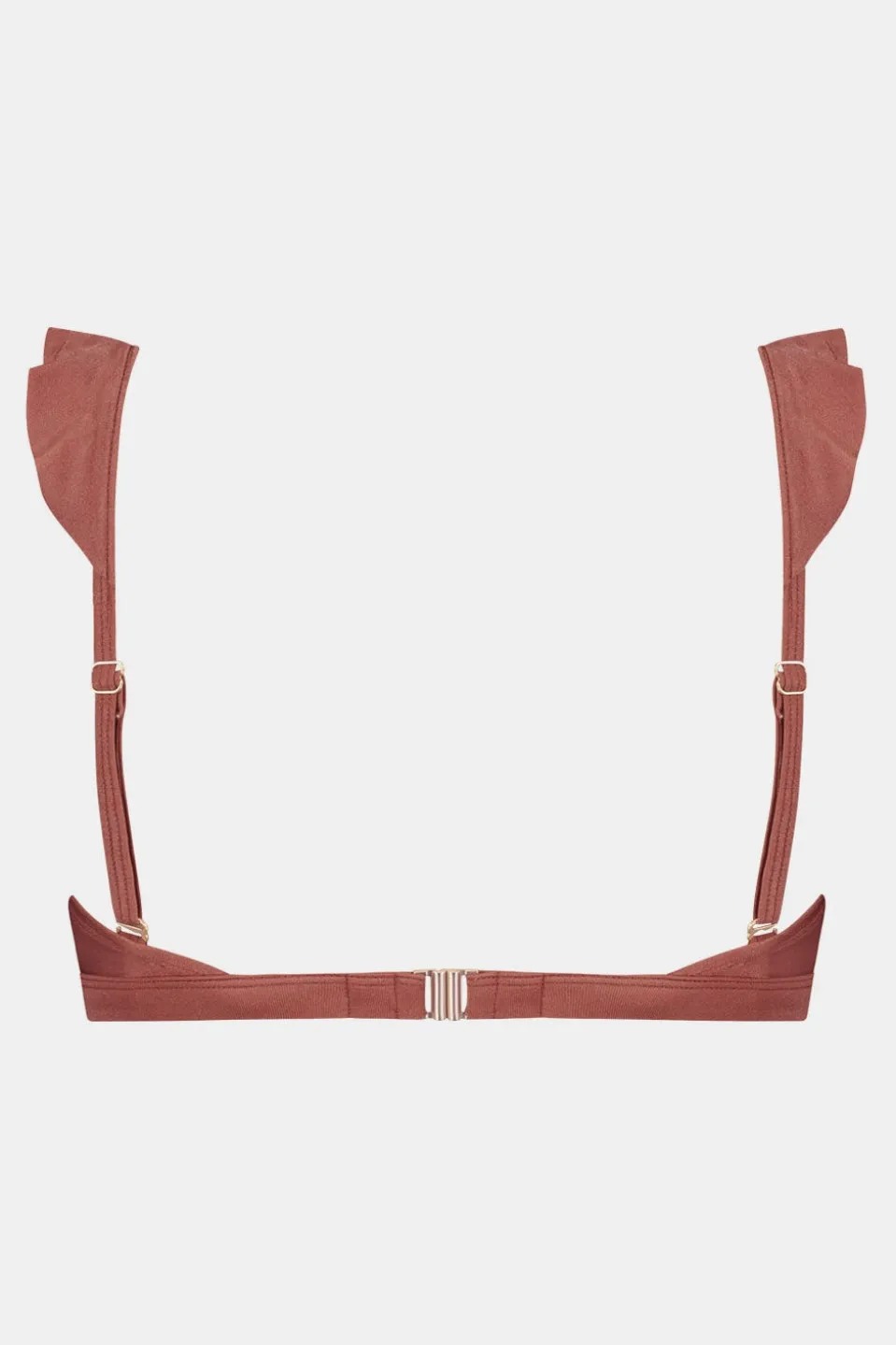 Beachlife Chocolate Shine Padded Wired Bikini Top