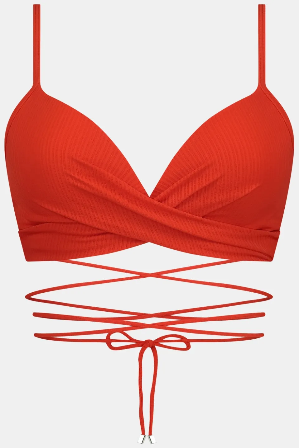 Beachlife Fiery Red Padded Wired Bikini Top
