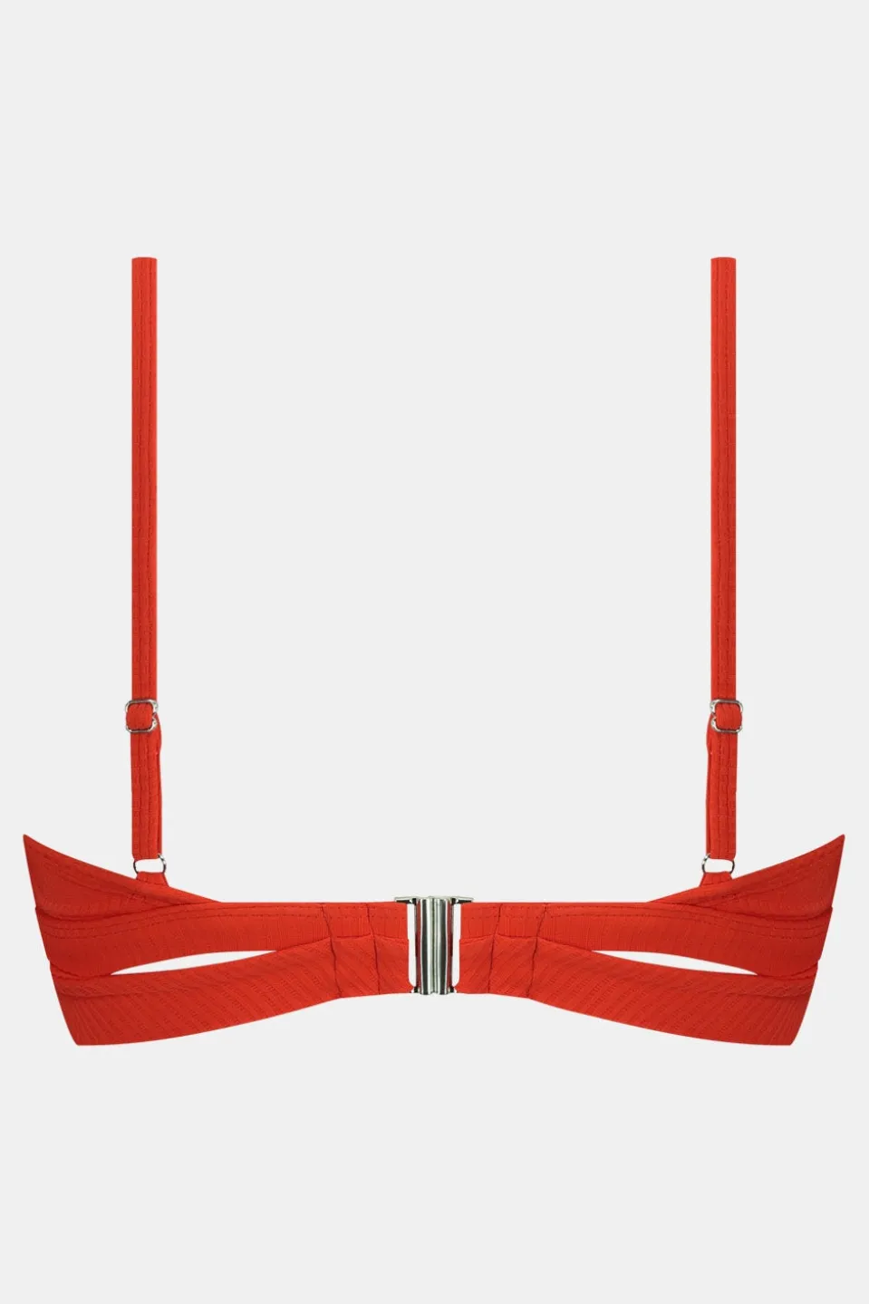 Beachlife Fiery Red Padded Wired Bikini Top