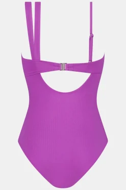 Beachlife Purple Flash Wired Swimsuit Badpak
