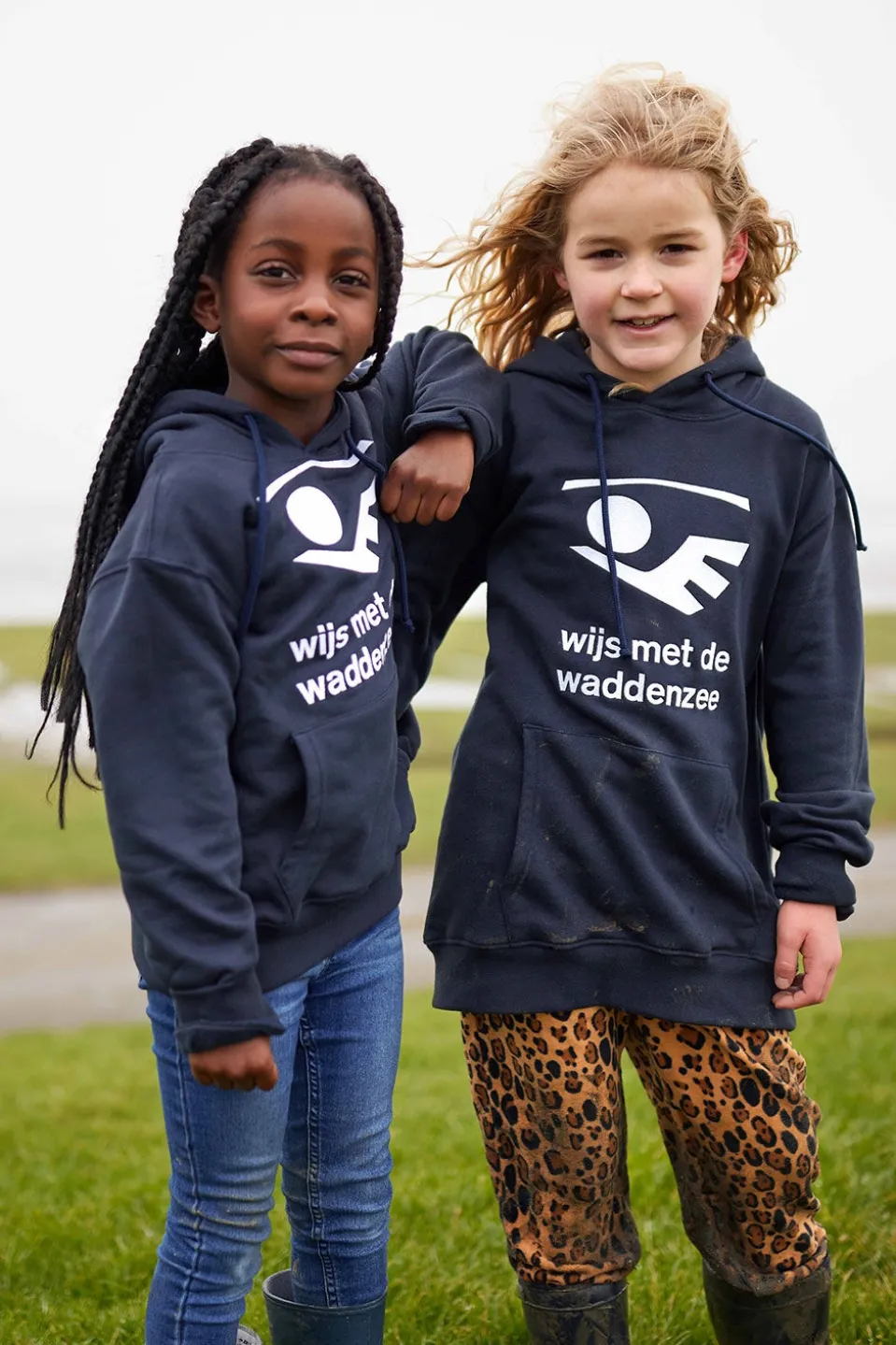 Blue Loop Originals Wijs Met De Waddenzee Hoodie Trui Junior