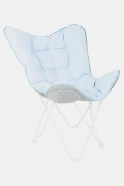 Bo-Camp Pastel Vlinderstoel Murat Blauw