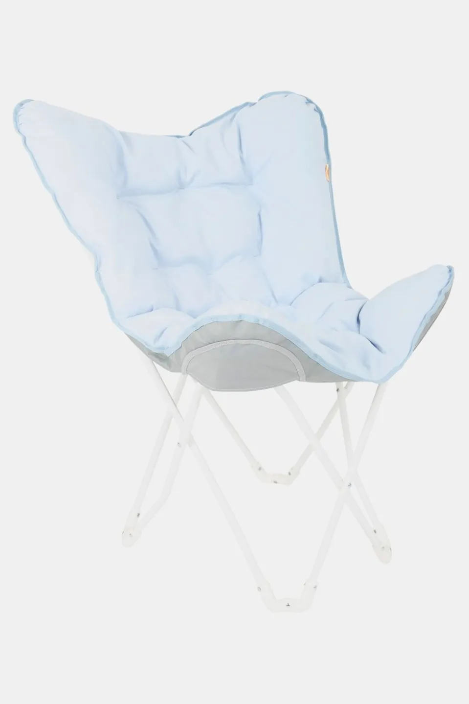 Bo-Camp Pastel Vlinderstoel Murat Blauw