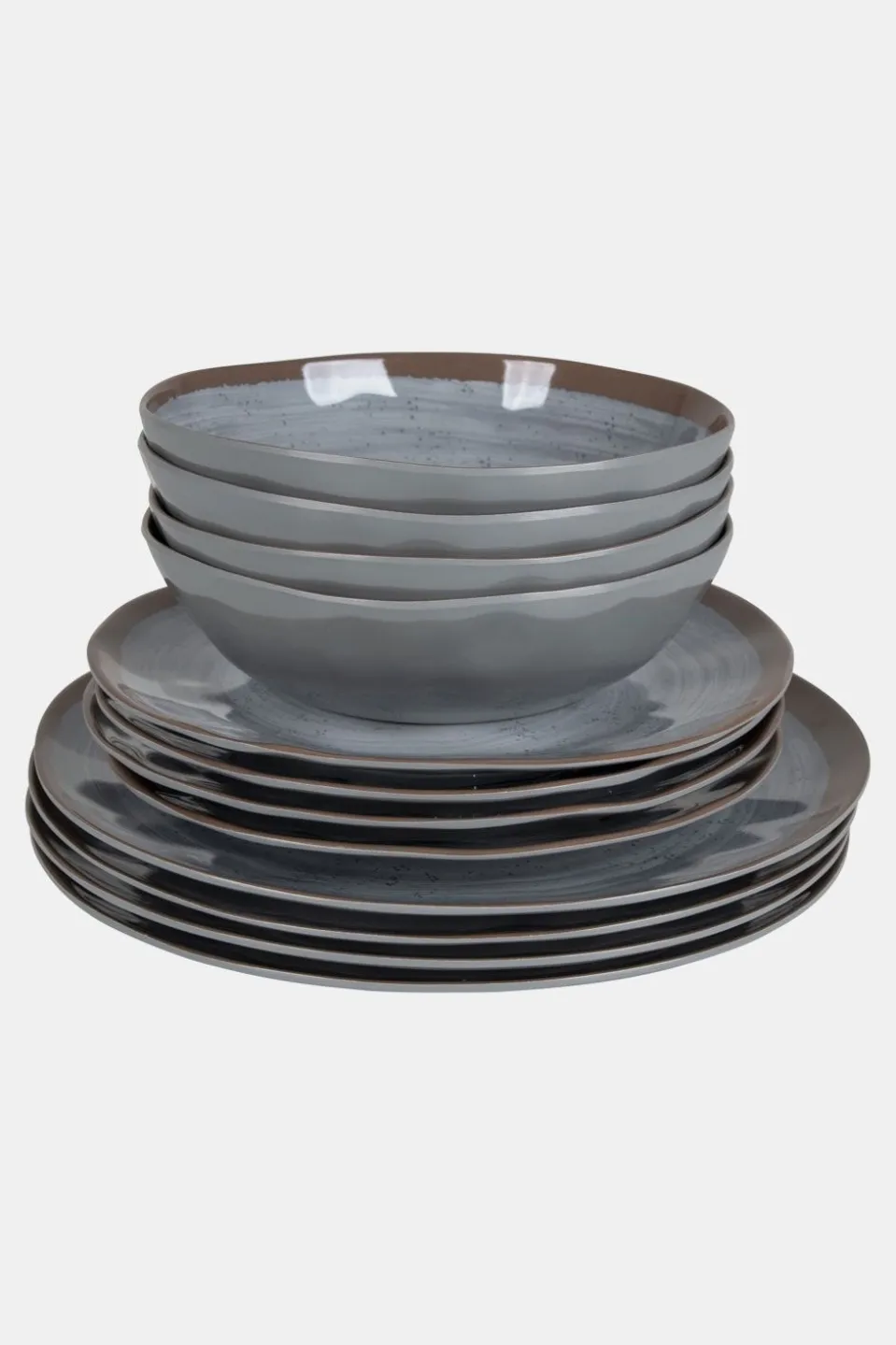 Bo-Camp Servies 100% Melamine 12-Delig Halo