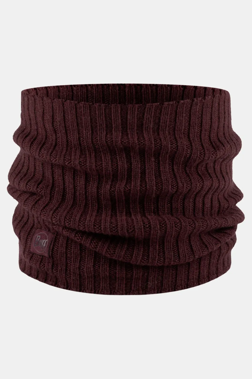 Buff Knitted Norval Maroon Nekwarmer