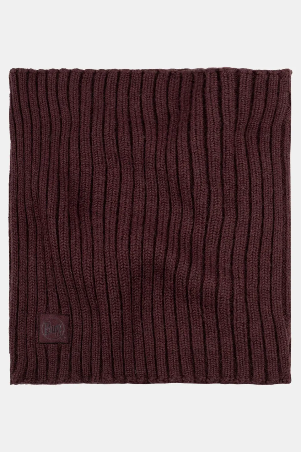 Buff Knitted Norval Maroon Nekwarmer