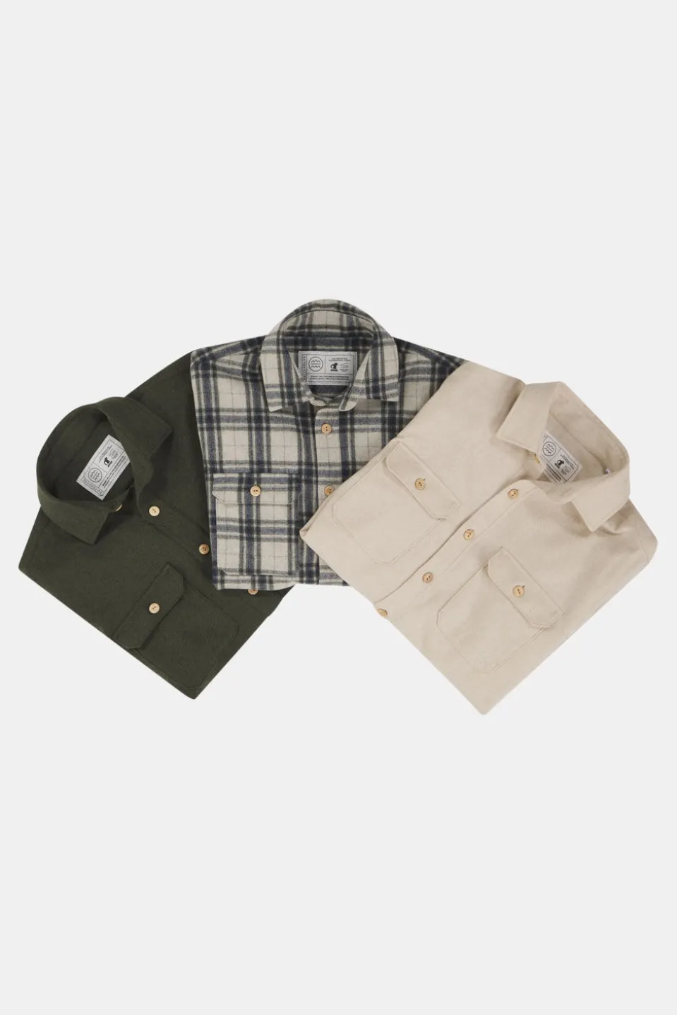 Buitenmens Flannel Melton Ruit Blouse