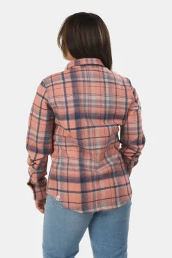 Buitenmens Flannel Melton Ruit Blouse Dames