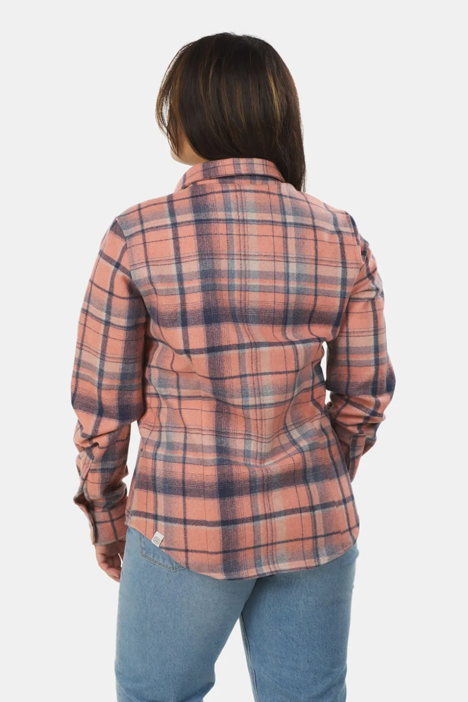 Buitenmens Flannel Melton Ruit Blouse Dames