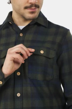 Buitenmens Flannel Melton Ruit Blouse