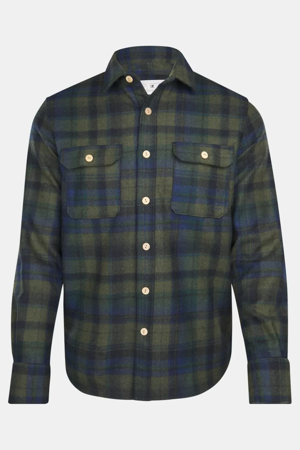 Buitenmens Flannel Melton Ruit Blouse