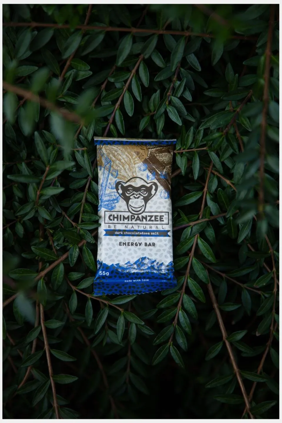 Chimpanzee Energy Bar Dark Chocolate & Sea Salt
