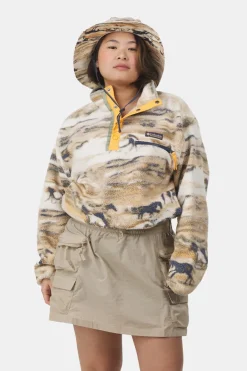 Columbia Helvetia II Printed Cropped Fleece Dames