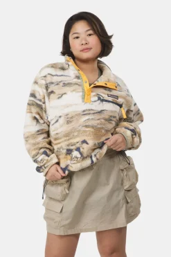 Columbia Helvetia II Printed Cropped Fleece Dames
