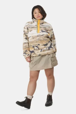 Columbia Helvetia II Printed Cropped Fleece Dames