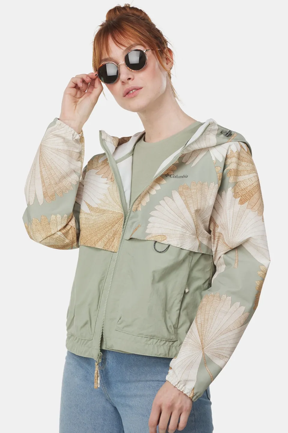 Columbia Spire Valley Printed Windbreaker Dames
