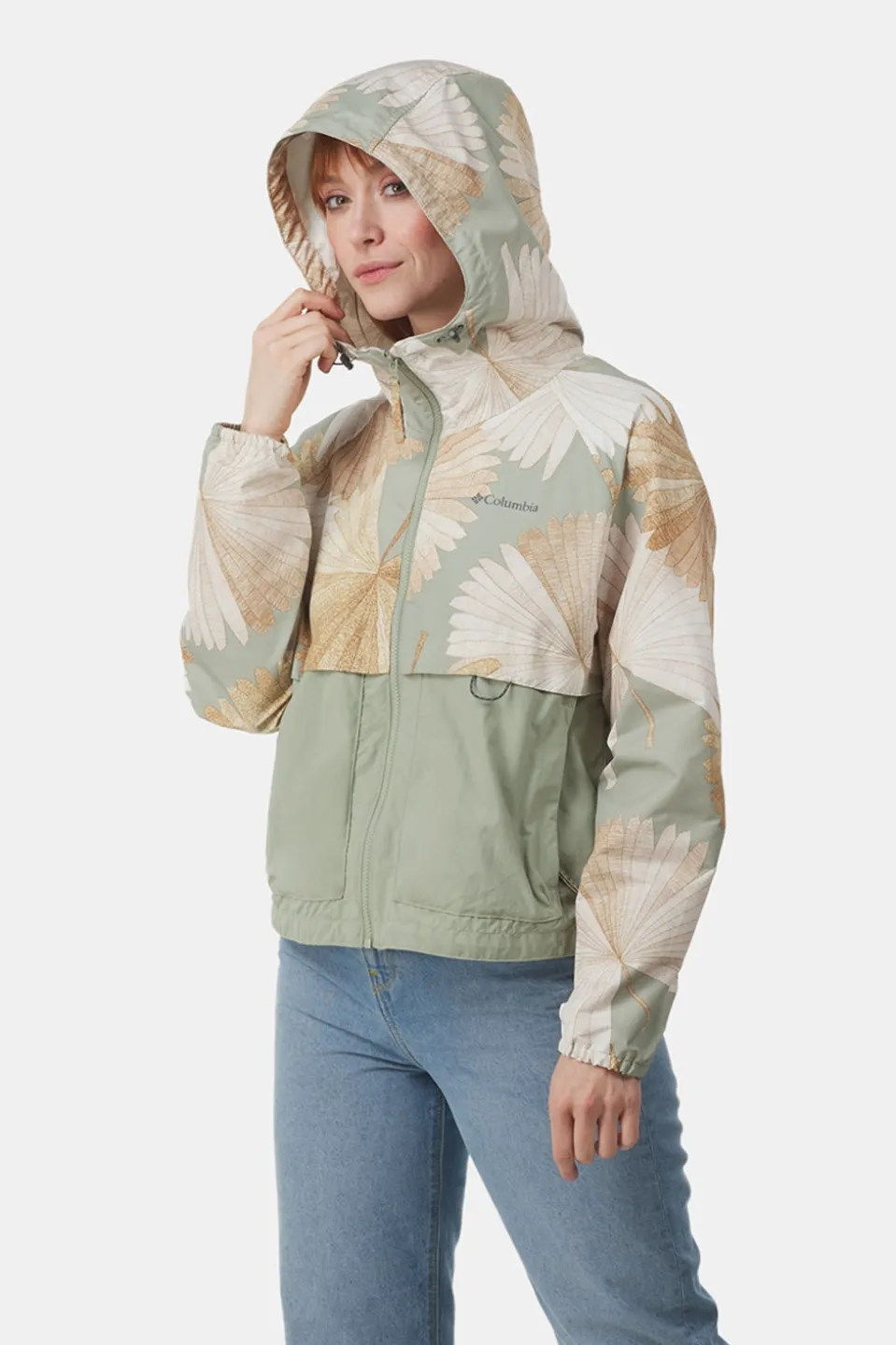 Columbia Spire Valley Printed Windbreaker Dames