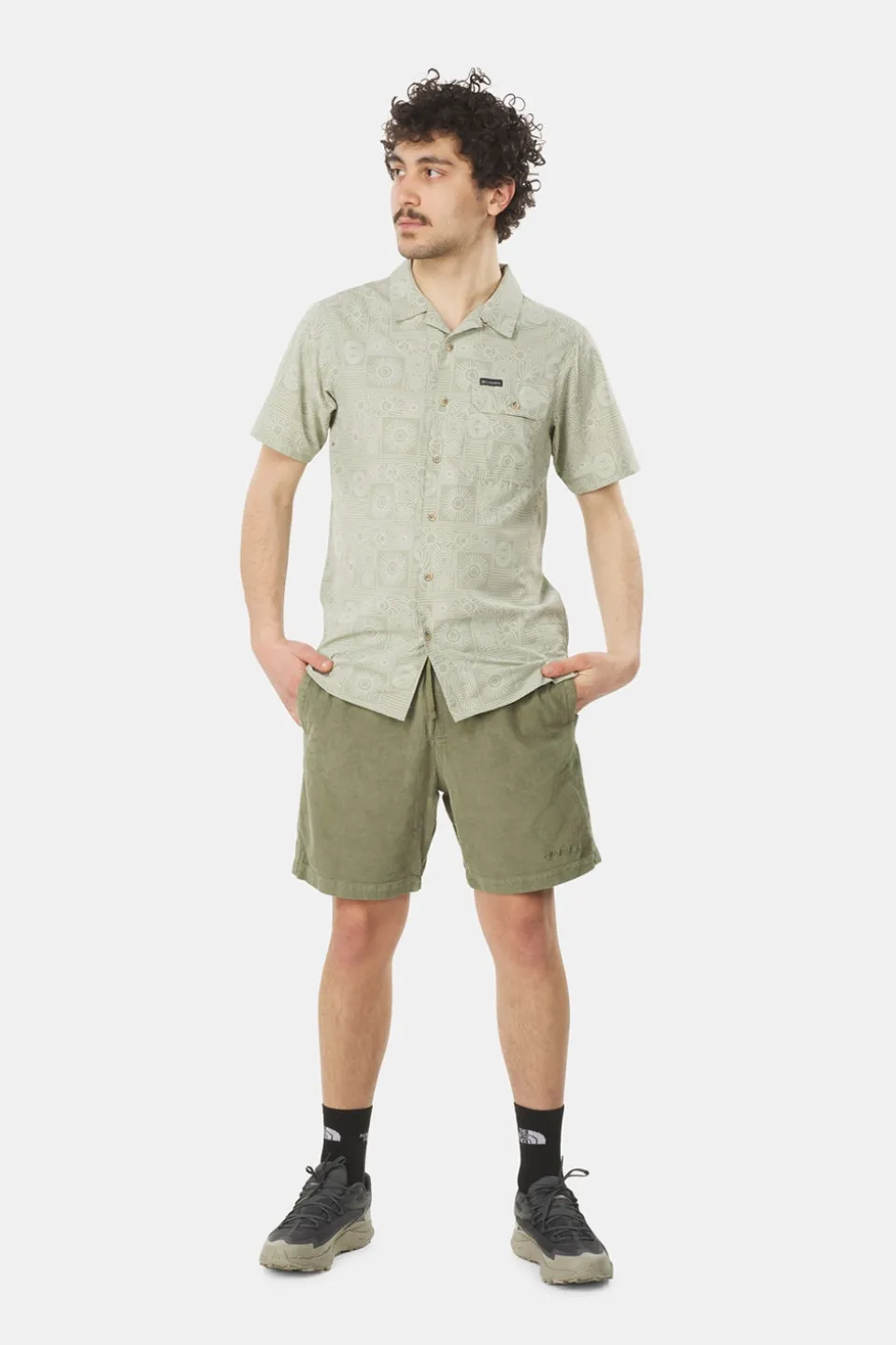 Columbia Tech Trail Utility Printed Woven T-shirt