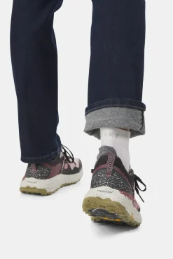 Duer Tech Fleece Denim Slim Straight Broek Dames