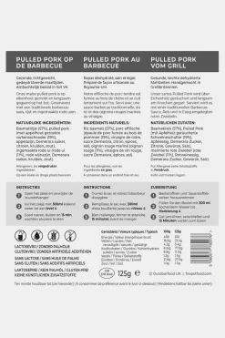 Firepot Barbecued Pulled Pork 1-persoon Maaltijd