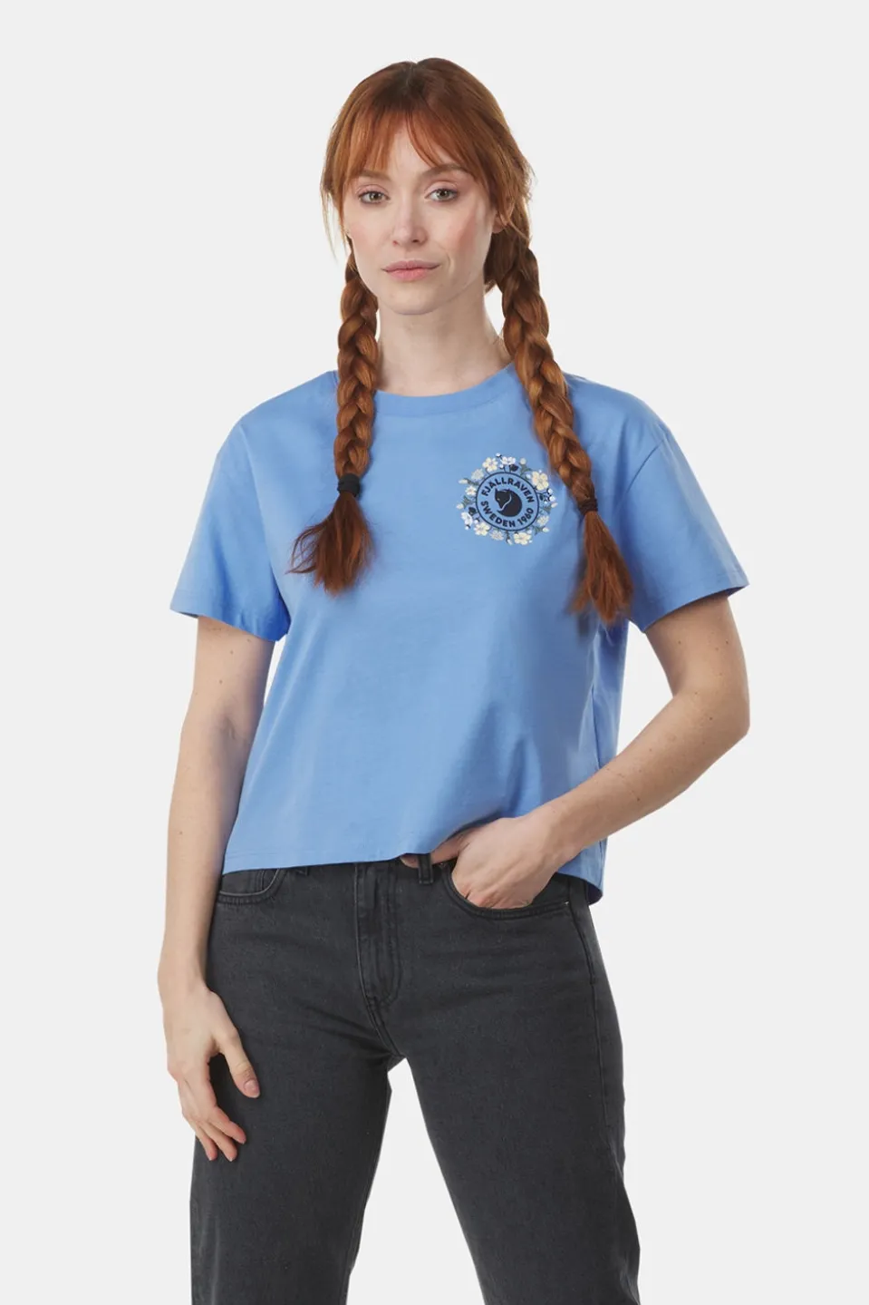 Fjällräven Fjällblomster Logo T-Shirt Dames